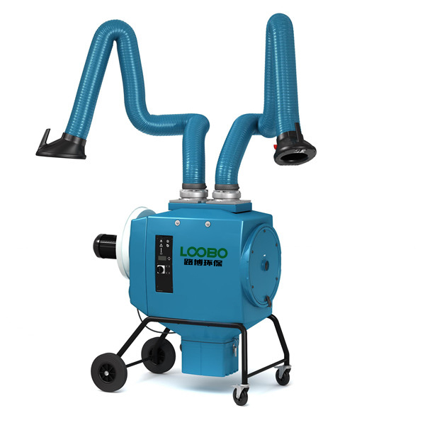 路博环保便携式焊接烟尘净化器成功上市销售