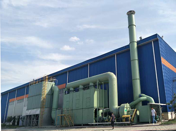 有机废气主流净化工艺活性炭吸附浓缩+热氧化