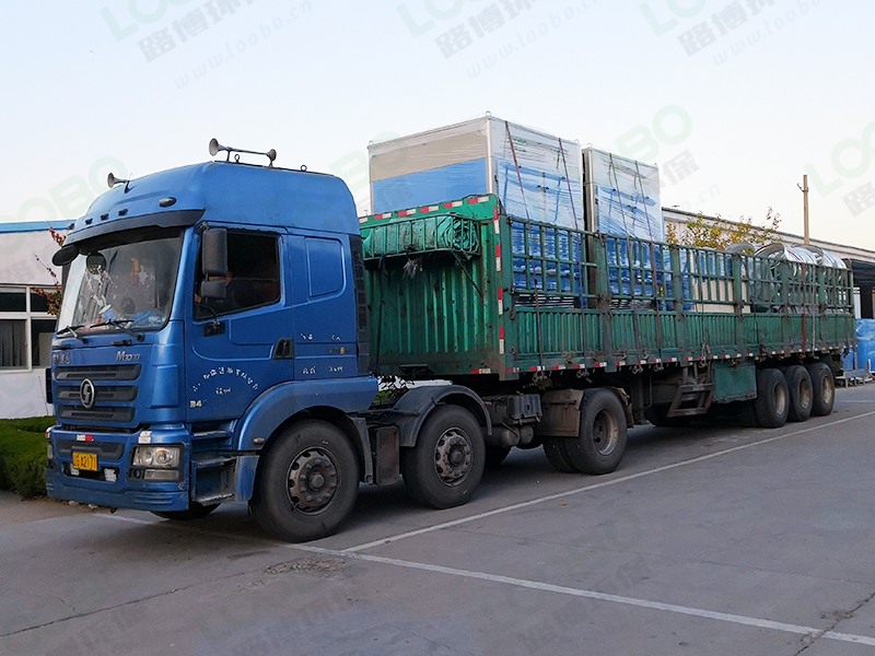 等离子切割除尘系统发往盘锦某建筑企业