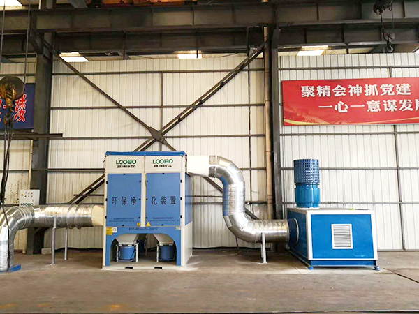 解析等离子切割机除尘系统竣工案例