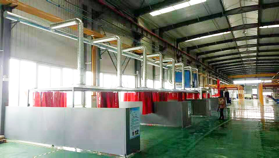 青岛焊接烟尘净化设备厂家最新焊接烟尘净化系统竣工