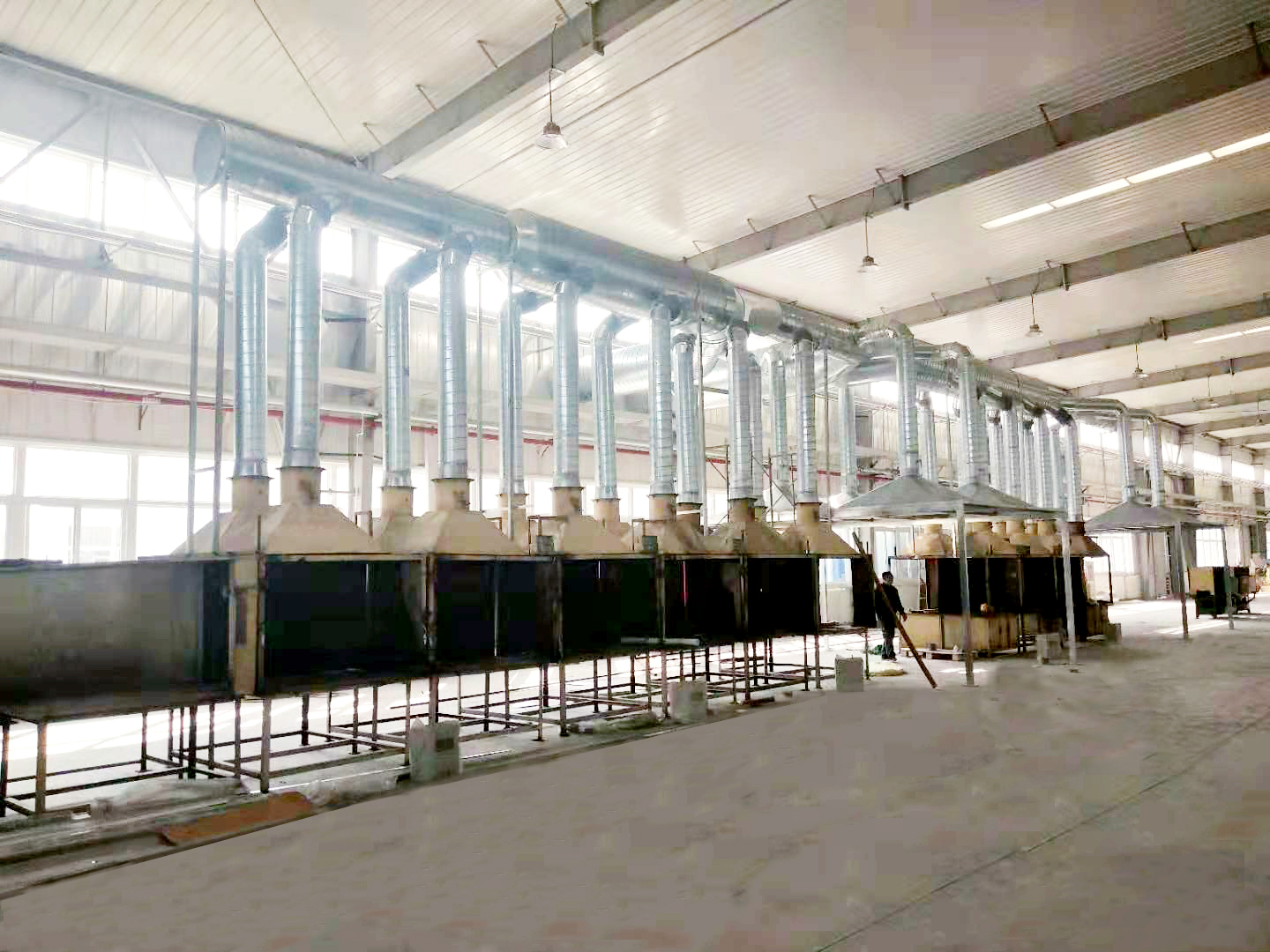 机动车行业焊接烟尘净化及尾气直排项目竣工