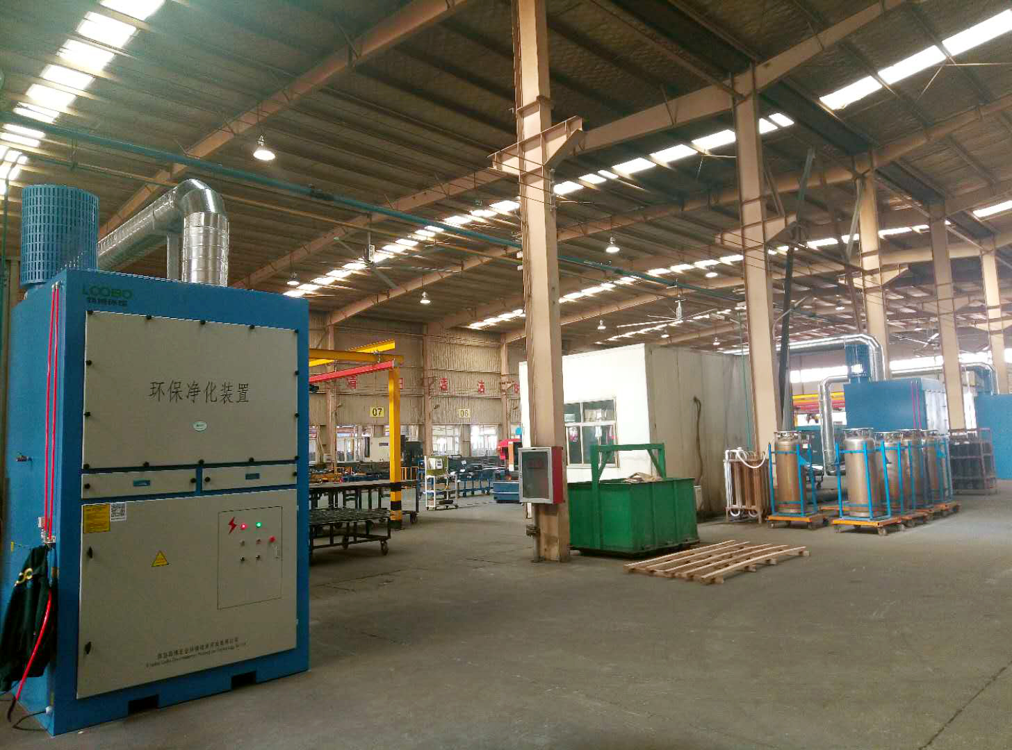 机械行业环保项目案例解析激光切割除尘项目竣工