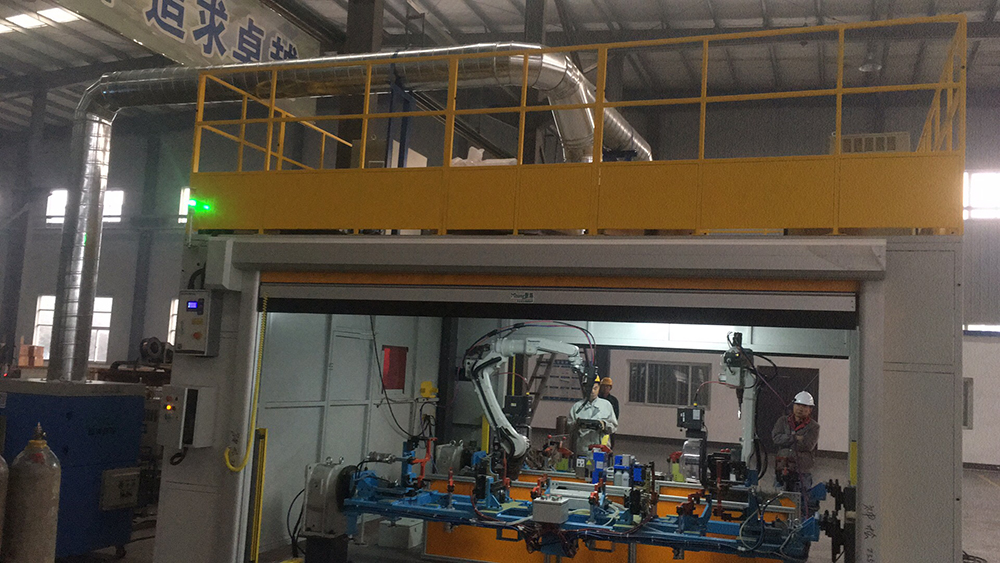 焊接机器人除尘装置改造系统竣工