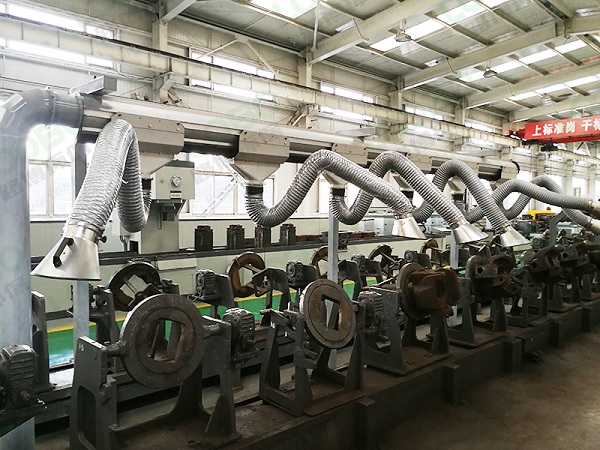 焊接烟尘净化系统竣工-轨道交通行业案例