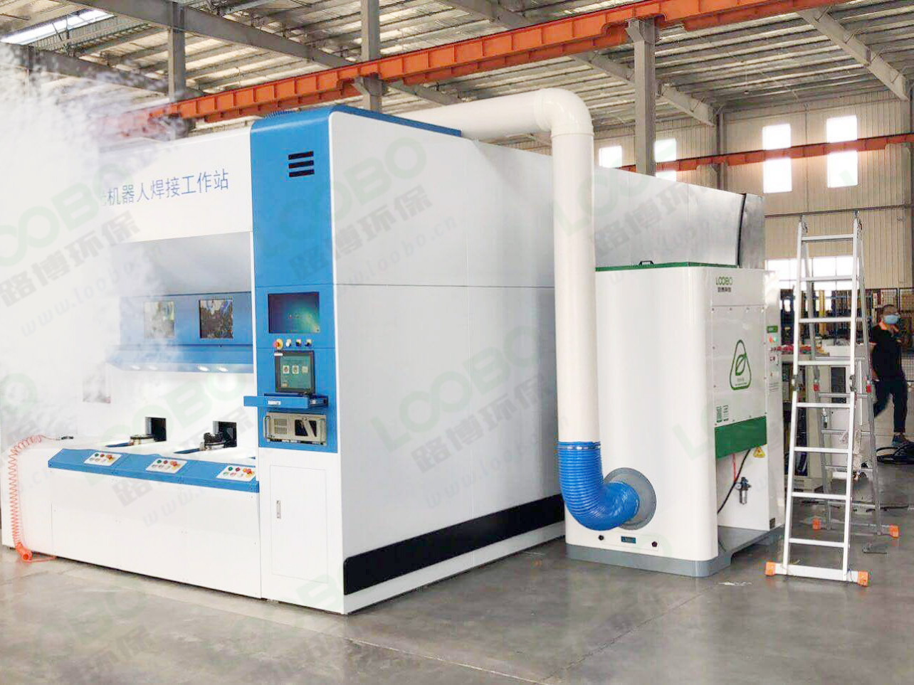 焊接机器人工作站除尘方式-滤筒除尘器的应用