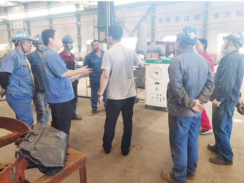 移动式焊烟净化器现场培训-真正解决用户需求