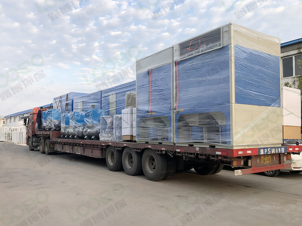 数控切割机除尘系统顺利交货