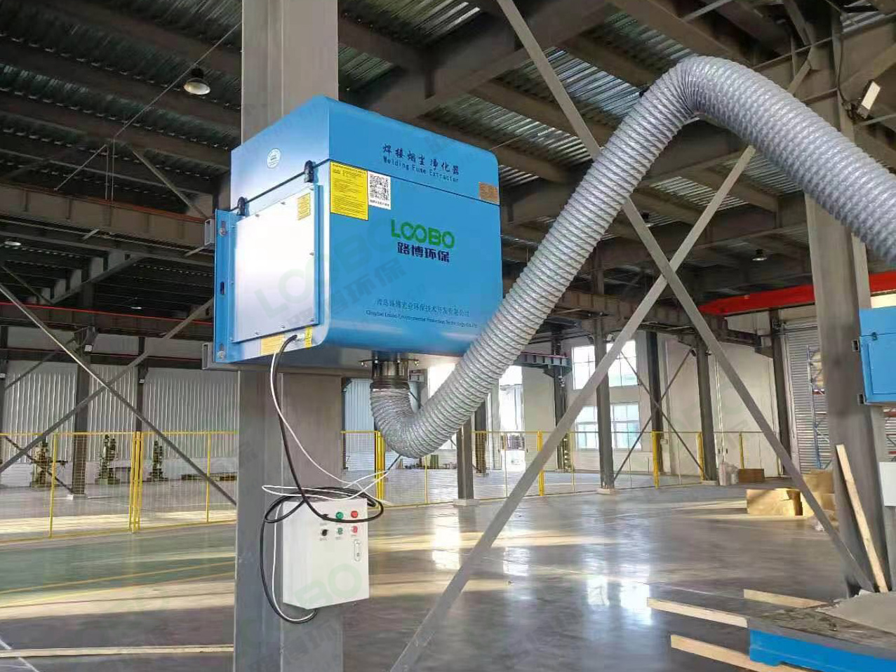固定式焊接烟尘净化器不仅净化效果好还节省占地面积