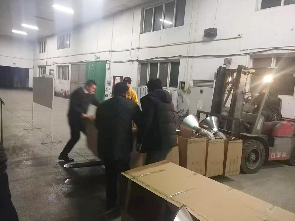 路博环保加班加点，确保按时交货