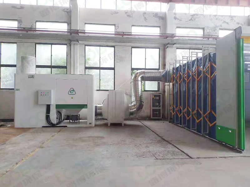 等离子切割烟尘收集净化系统竣工
