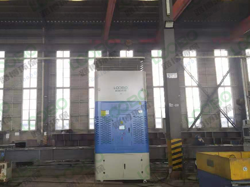 自循环焊烟净化器在钢结构厂的应用