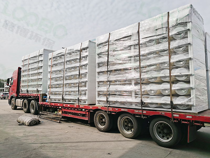 路博环保厂房除尘控温系统设备发货