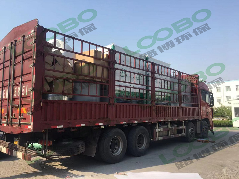 路博环保-河北实训室焊接排烟除尘项目发货