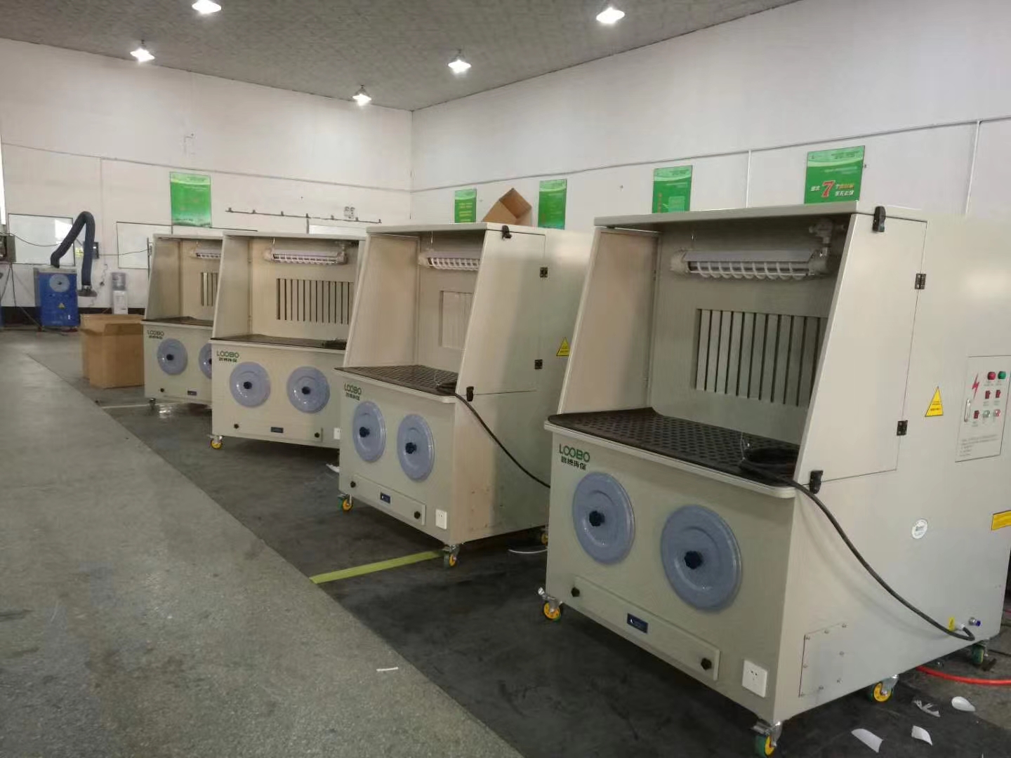 青岛路博打磨工作台，高效、节能、环保！