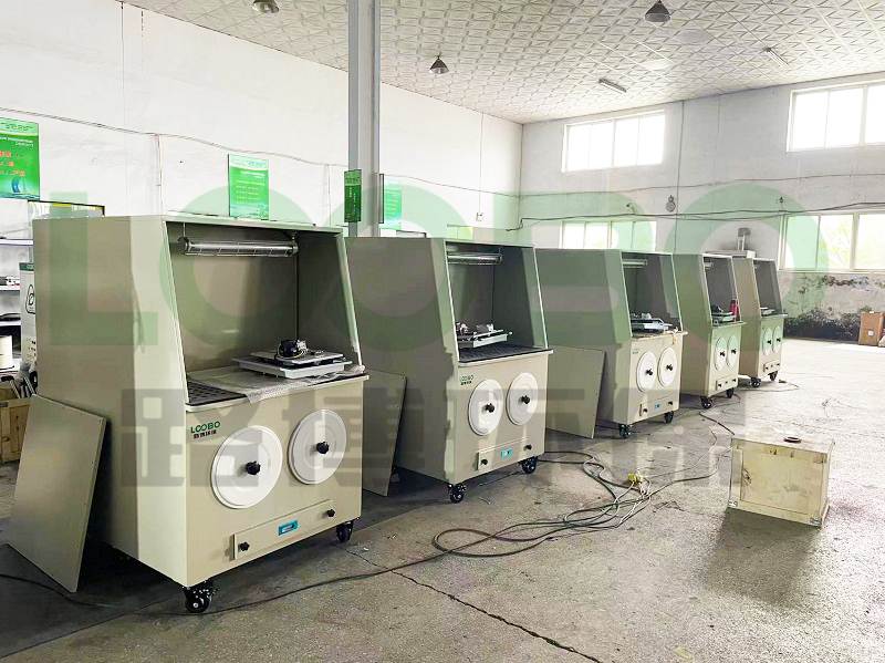 路博环保|一批打磨除尘台已送往客户目的地