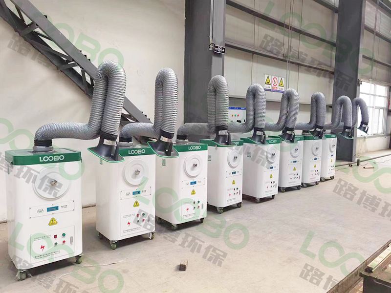 焊点在哪，净化到哪”——移动式焊烟净化器的的实战优势